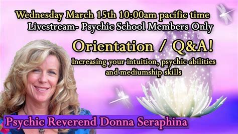 donna seraphina|Psychic Development and Spiritual Awareness for Everyone